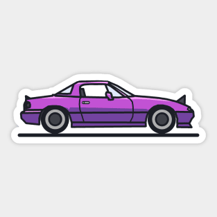 Depp purple Mazda Miata MX-5 NA Sticker